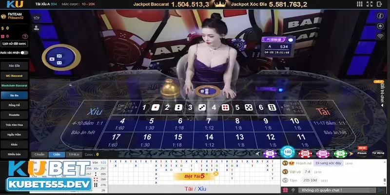 Áp dụng chiến thuật Martingale để thực hiện cách bắt cầu tài xỉu live Kubet từ cao thủ