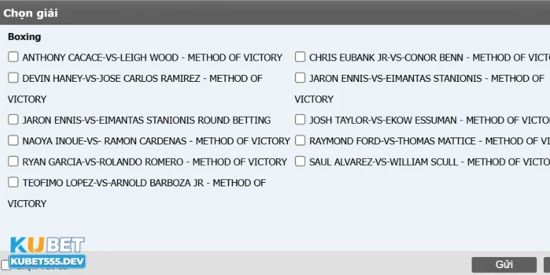 Các loại kèo trong boxing mang lại nhiều cơ hội