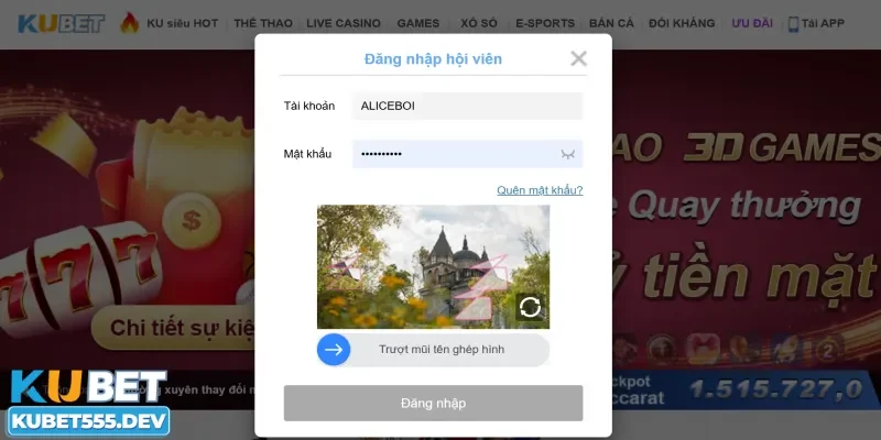 Đăng nhập Kubet 1 Hướng dẫn các bước để đăng nhập Kubet siêu dễ