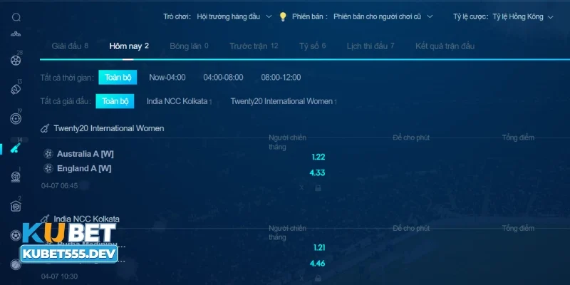 Khám phá sức hấp dẫn các kèo cá cược bóng chày Kubet