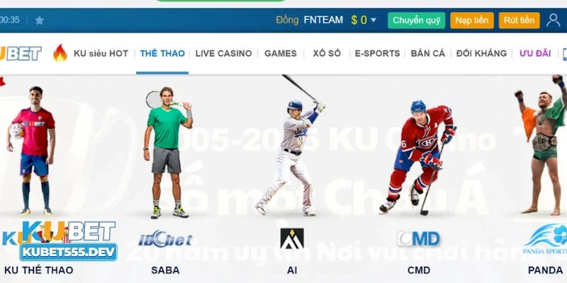 Kubet có phải là nhà cái chuyên về thể thao không? 