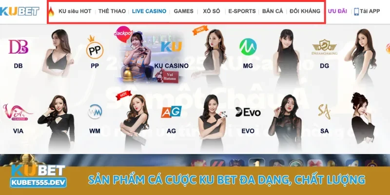 Kubet 34 Kubet cung cấp kho game đa dạng, chất lượng