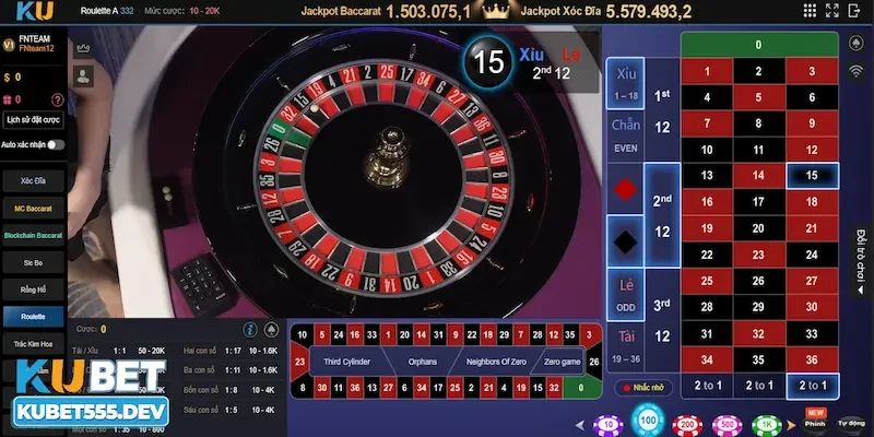 mẹo chơi Roulete từ cao thủ