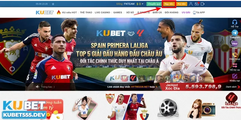 Nạp tiền Kubet 1 Giới thiệu vài nét về nạp tiền Kubet