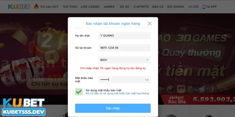 Nạp tiền Kubet 2 Chi tiết các bước nạp tiền Kubet đa dạng phương thức