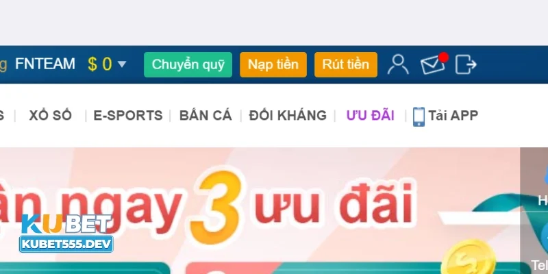Nạp - rút tiền Kubet có nhanh không Vấn đề nạp - rút tiền Kubet có nhanh không được quan tâm